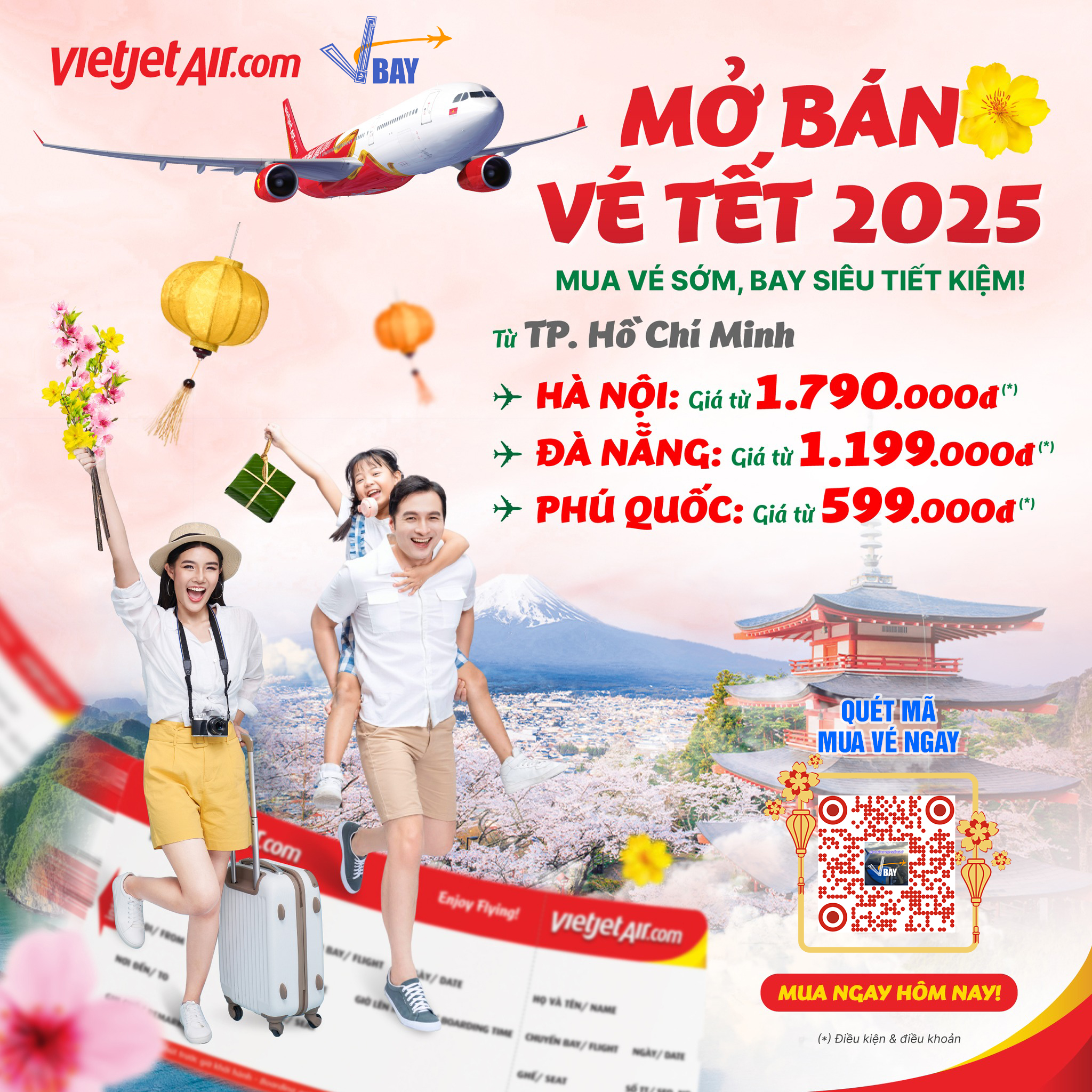 VietJet Air Chính Thức Mở Bán Vé Tết